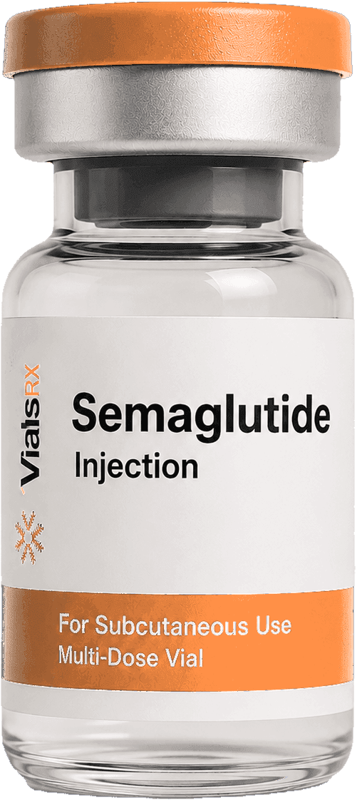 Compounded semaglutide vial for Naro GLP-1 weight loss care